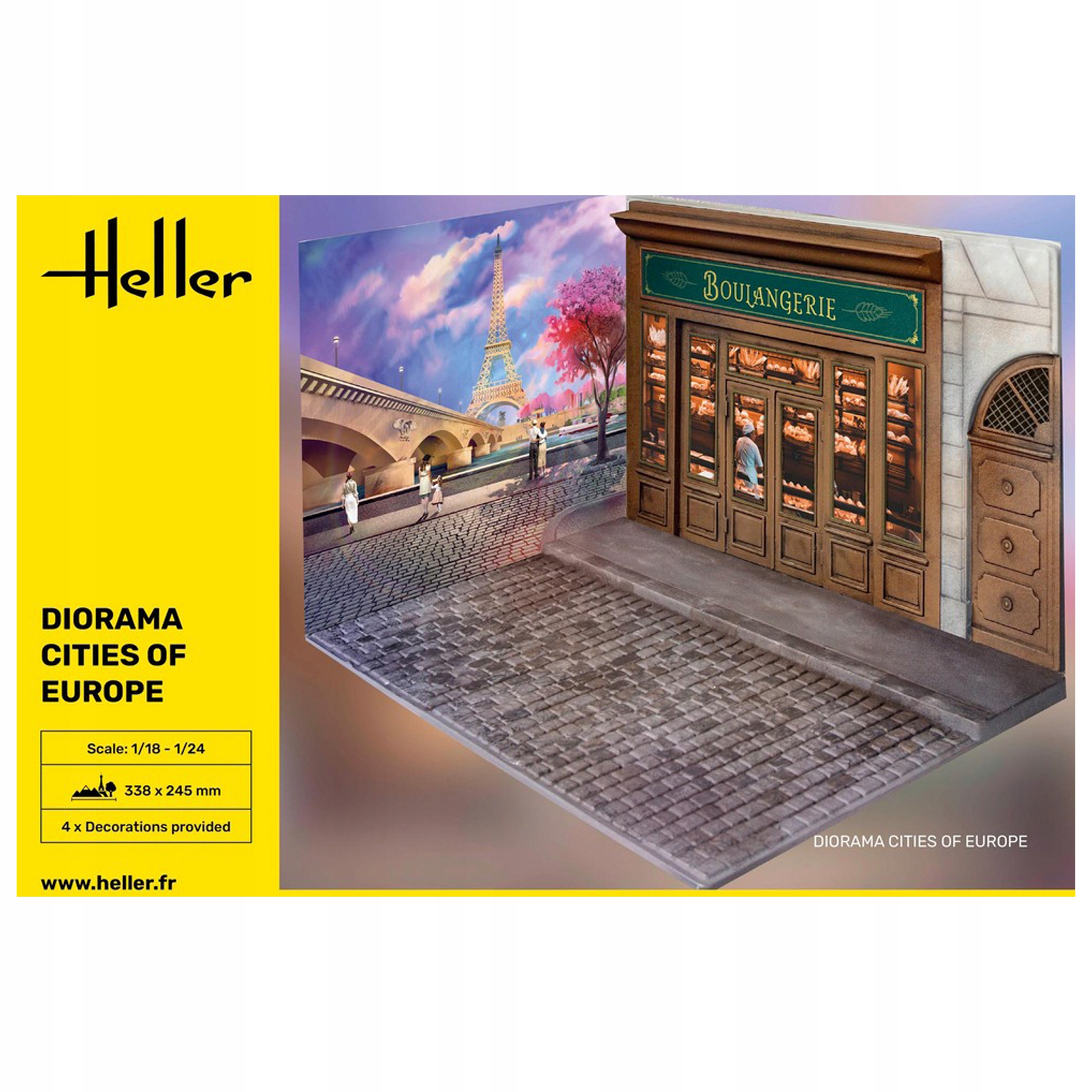 Diorama Města Evropy Vytvořte úžasnou prezentaci s Heller