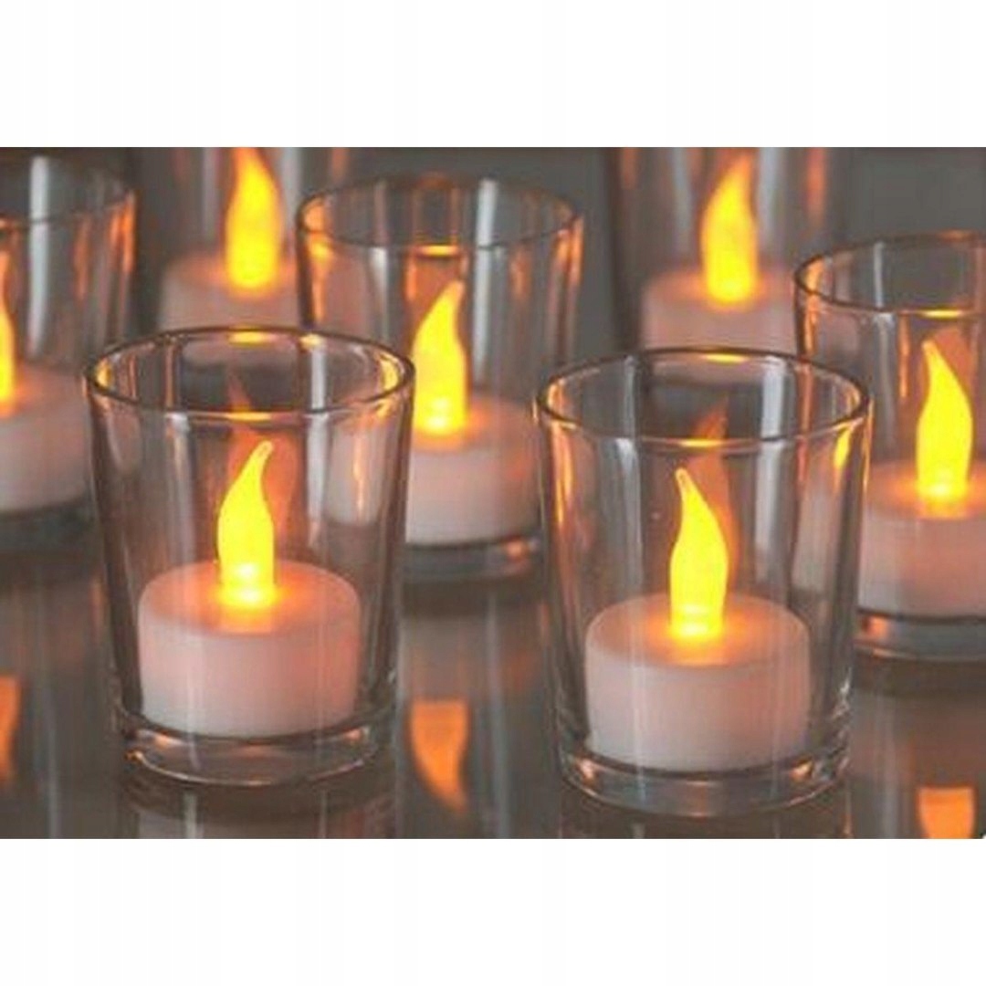 ZESTAW 4 ŚWIECZEK TEA LIGHT LED Liczba świec 4