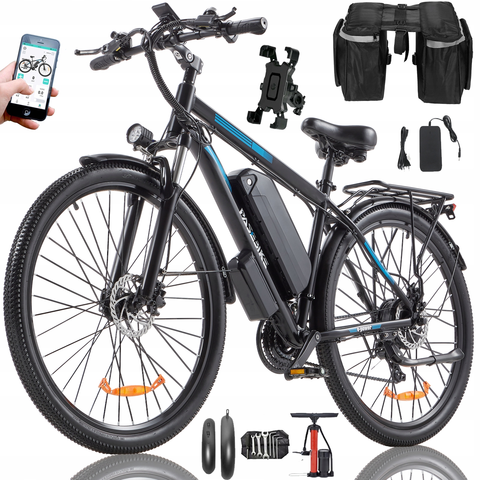 Rower Elektryczny Pasebike C29--EU 250W 65Nm 48V 21AH 25KM/H 120KM 29"*2,1"
