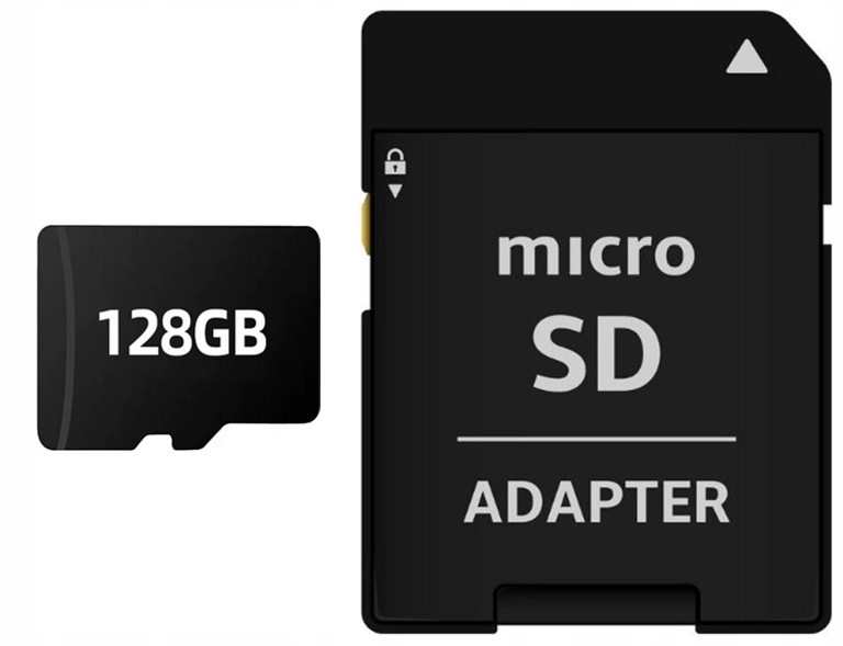 Karta pamięci micro mini sd speed class 10 sdhc v30 v60 u3 fat32 xc1 128GB