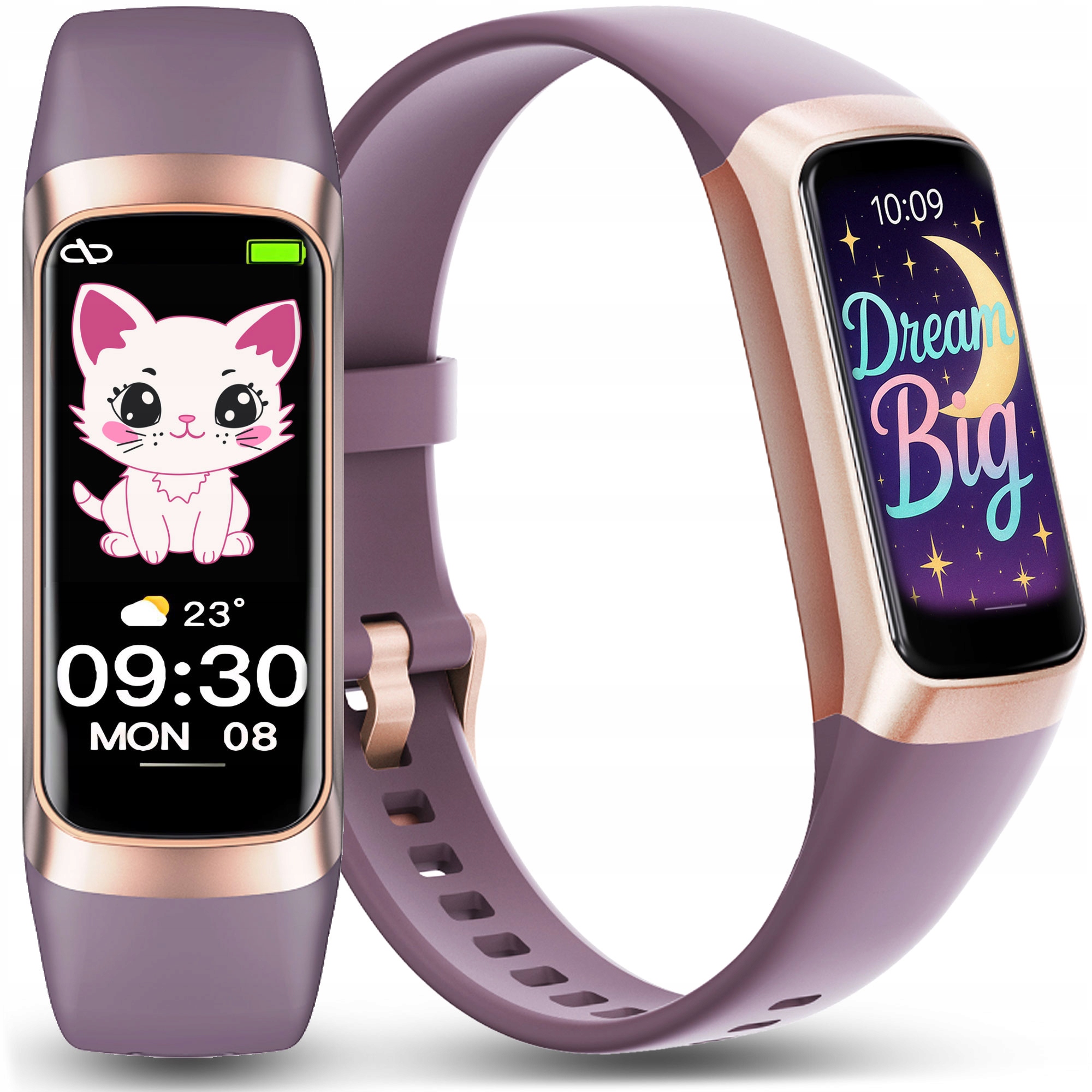 Dětské hodinky Chytré Hodinky Amoled Smartband Fit Sms Kroky Puls Teploměr