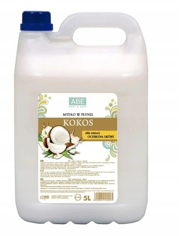 

Abe Kokos 5L Mydło w płynie do rąk i ciała