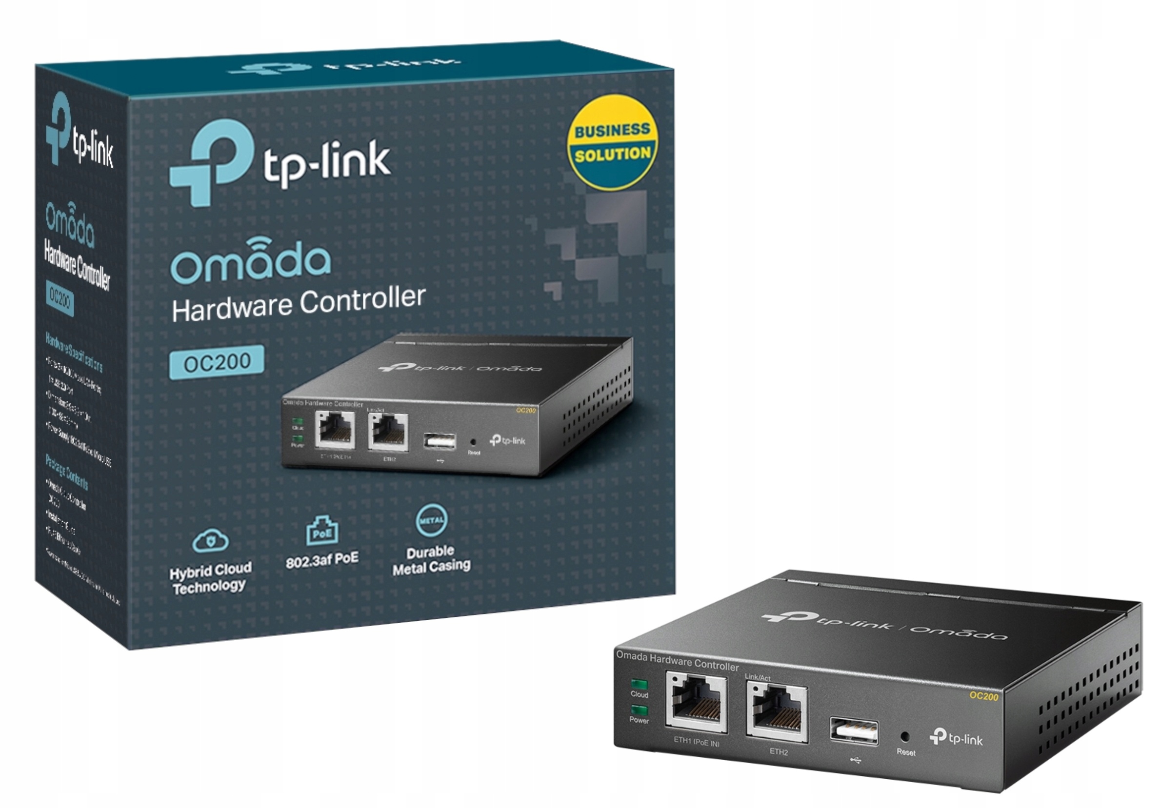 TP-Link Lokálny hardvérový ovládač 100 Mbs 5W Omada Cloud OC200 čierny