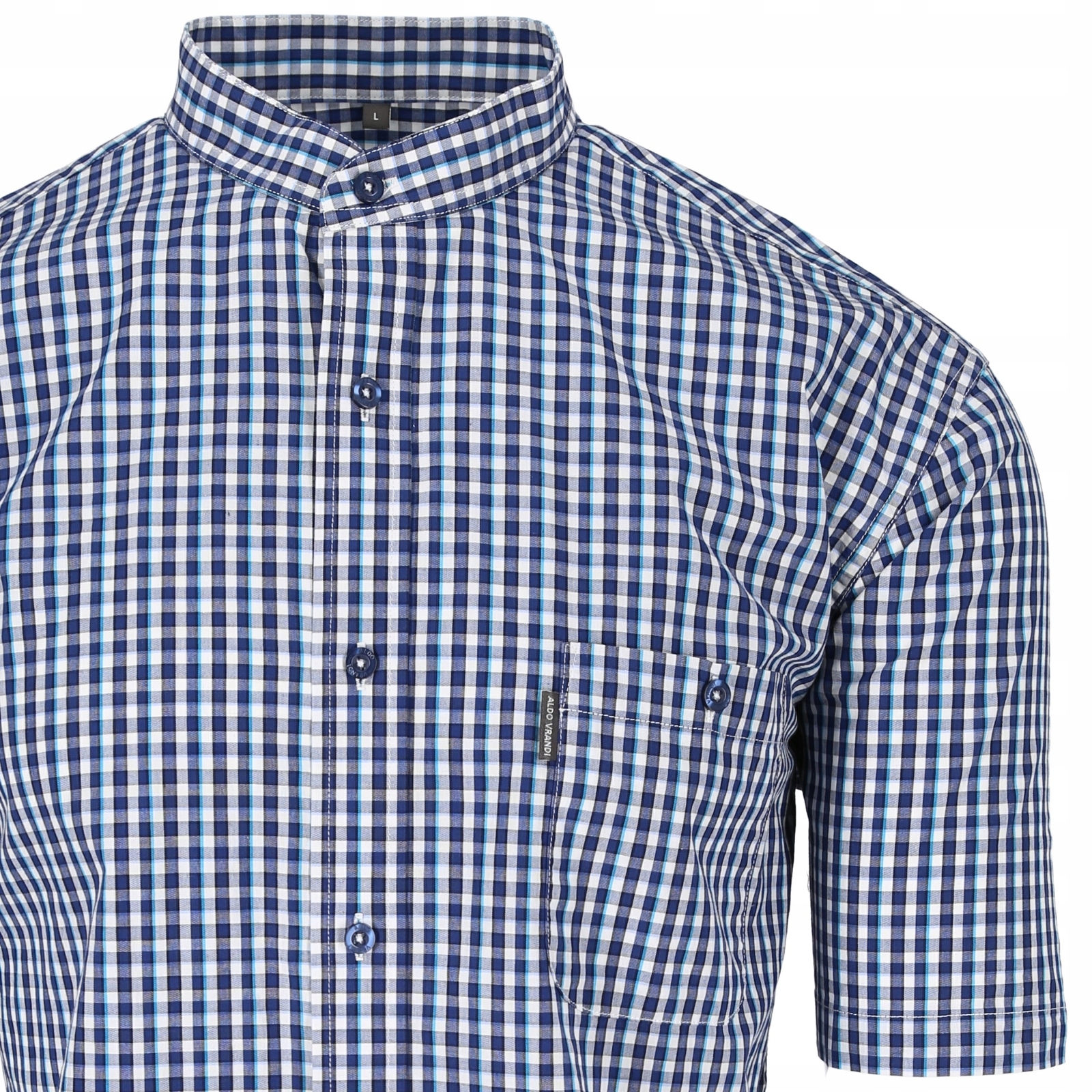 

stójka - bawełniana koszula w kratkę_3XL/48_kl_130