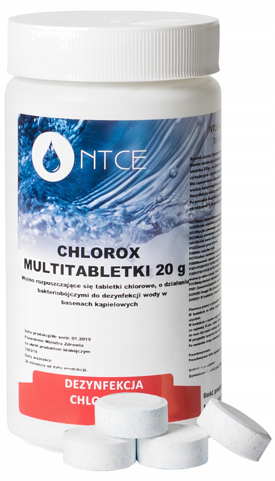 

1kg Tabletki Multifunkcyjne 6w1 20g Chlorox Basen