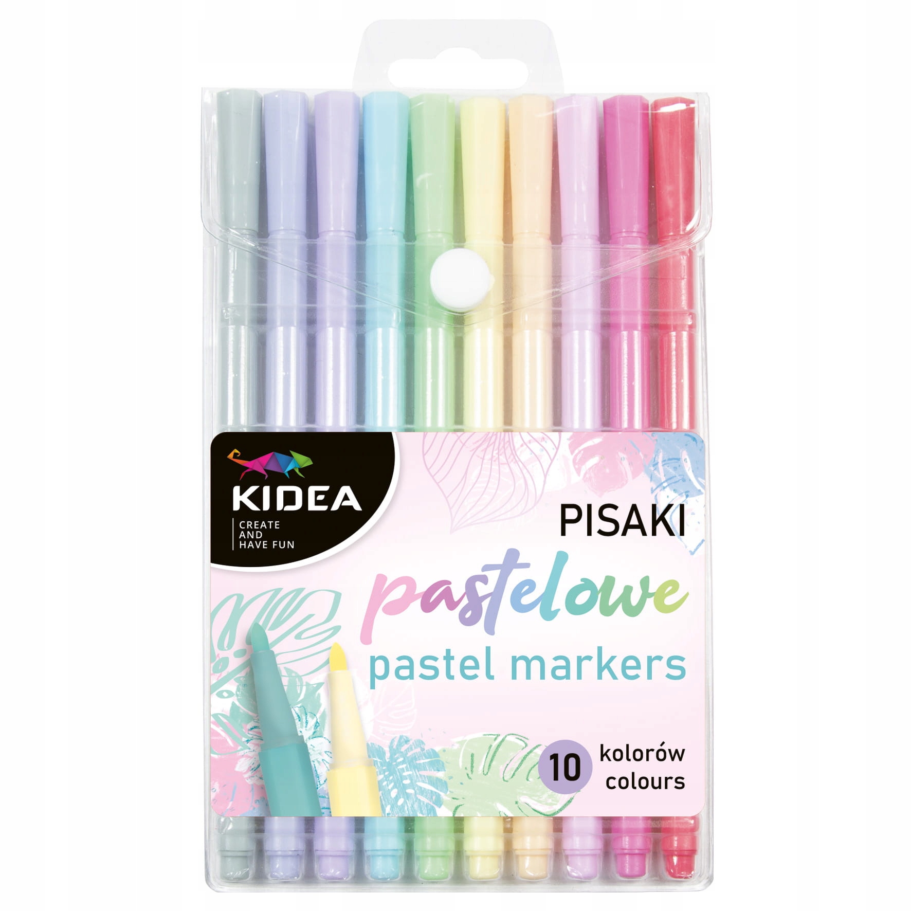 KIDEA Фломастери пастельні ручки 10 кольорів