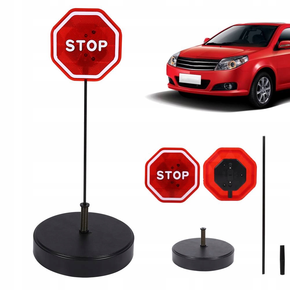 Regulowany Czujnik Parkowania W Garażu Led Znak Stopu Asystent