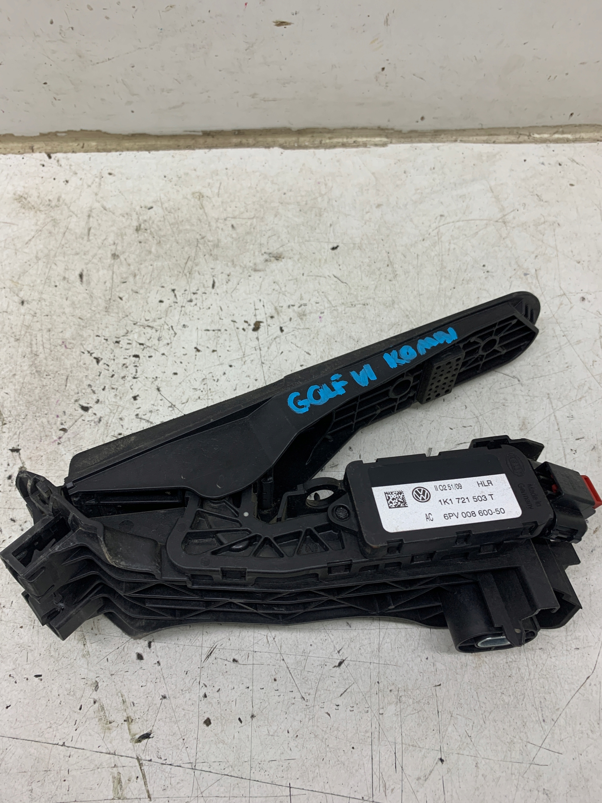 PADAL gas 1K1721503T VW GOLF VI
