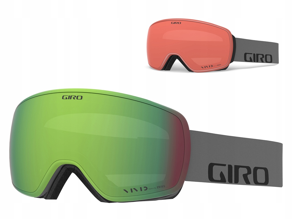 Lyžařské brýle Giro Agent Grey Wordmark Vivid Zeiss S1-2