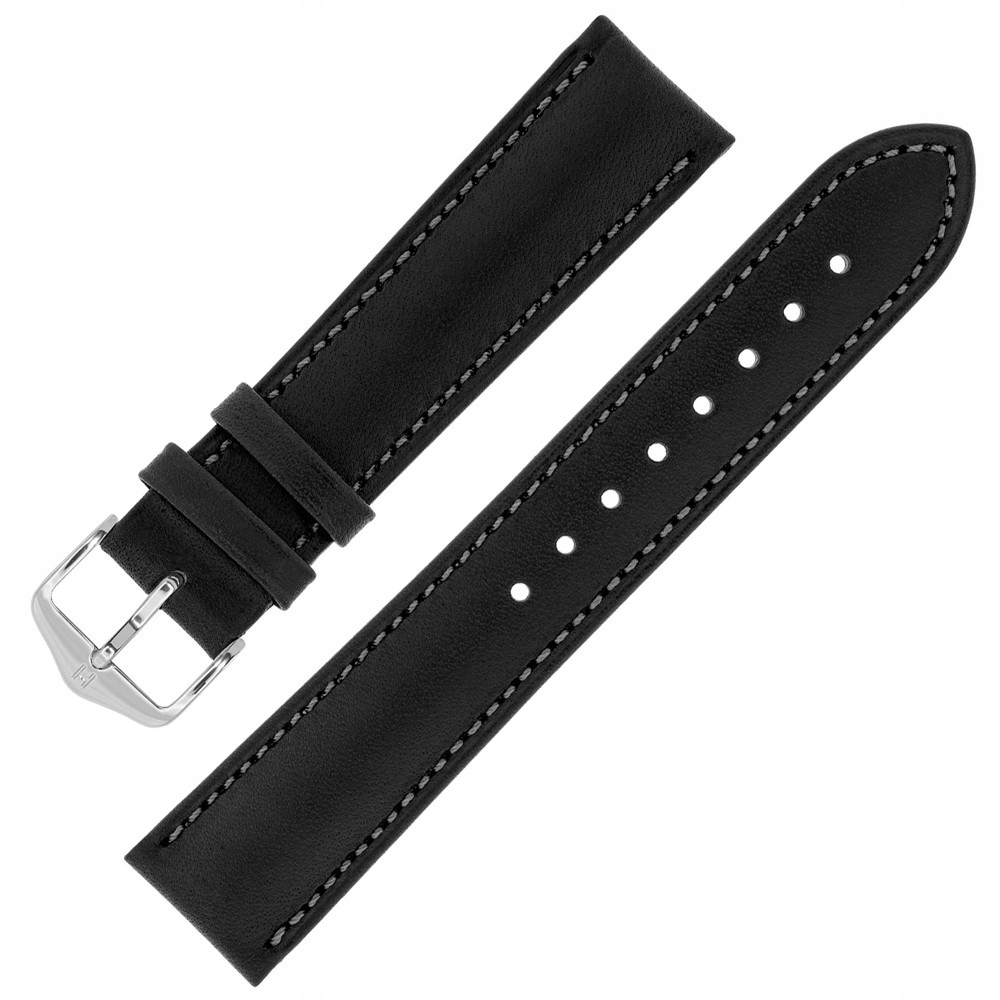 Pásek k hodinkám Hirsch 01002050-2-18 černý 18 mm