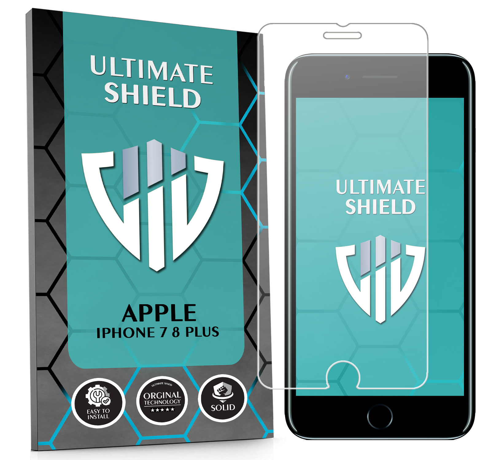 Sklo 3x Displej 7x Fotoaparát Rychlý Objektiv Pro Apple Iphone 7 8 Plus