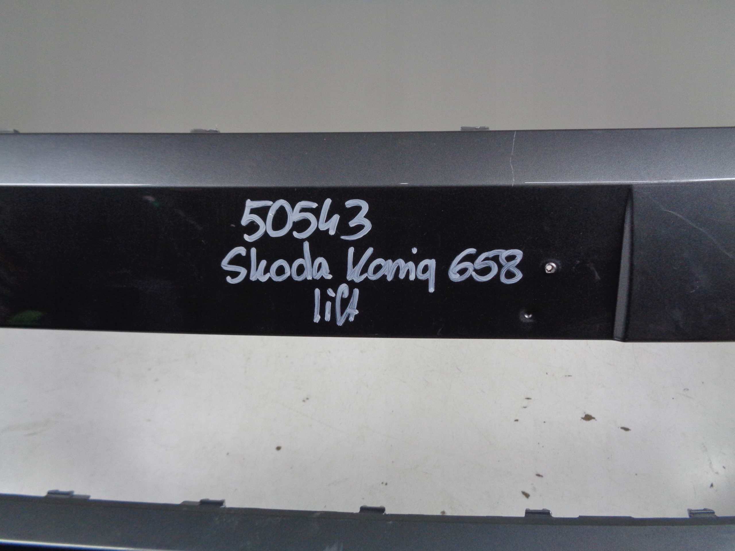 front bumper SKODA KAMIQ 658 LIFT NR 50543