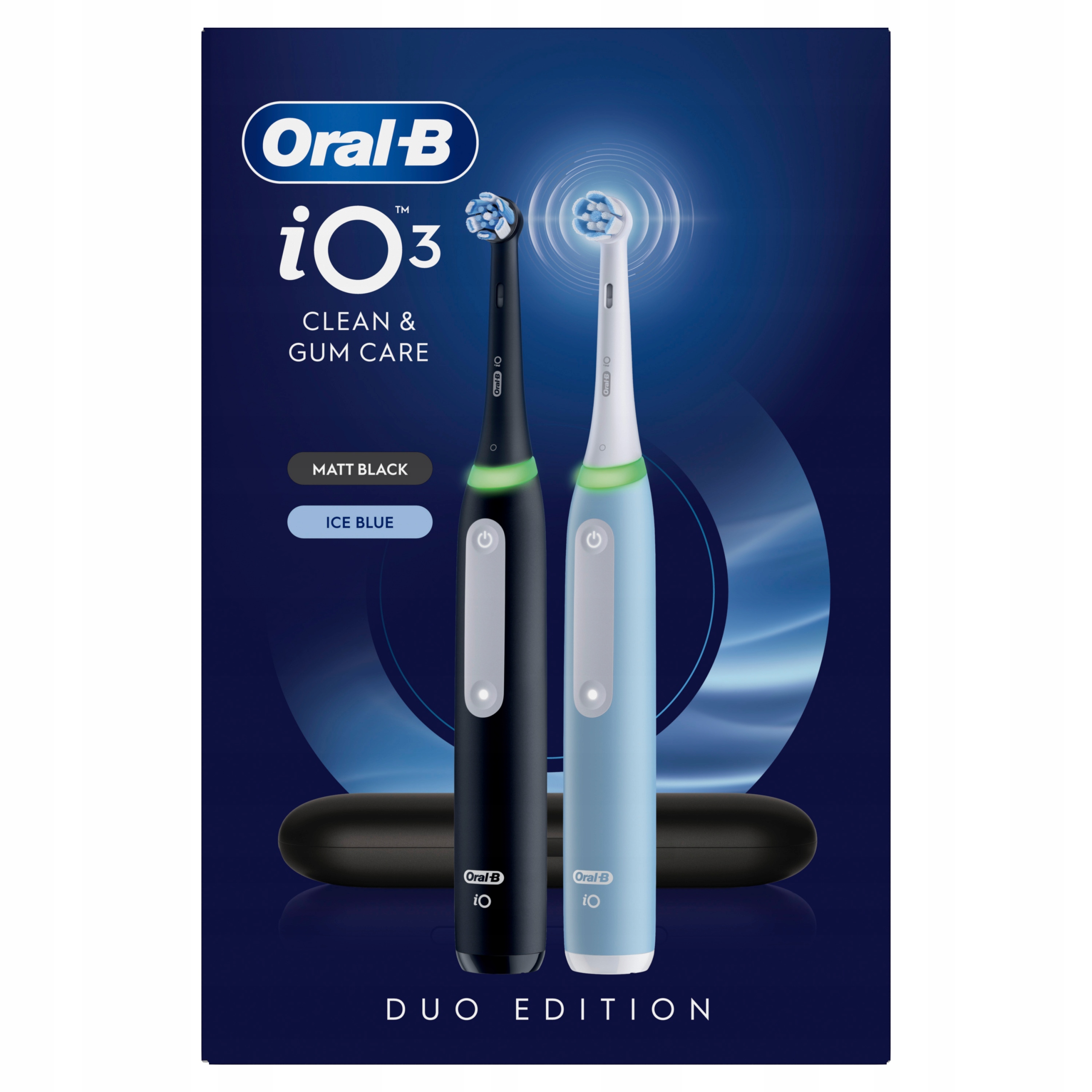 Szczoteczka elektryczna w technologii Braun, Oral-B iO 3 Black & Blue