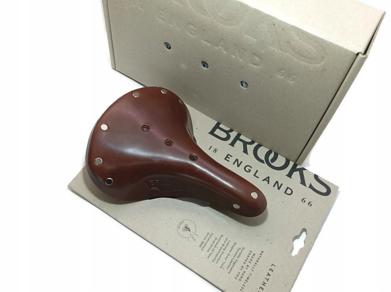 Brooks B17S Ladies Standard Antik Brown siodełko damskie brązowe Box