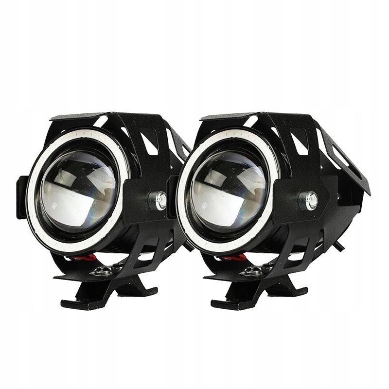 2x HALOGENY MOTOCYKLOWE LAMPY REFLEKTORY RING LED EAN (GTIN) 6080143956673