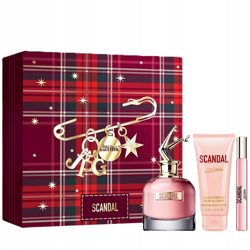Zestaw damski Jean Paul Gaultier Scandal 80 ml Edp +75 ml balsam +10 ml Edp