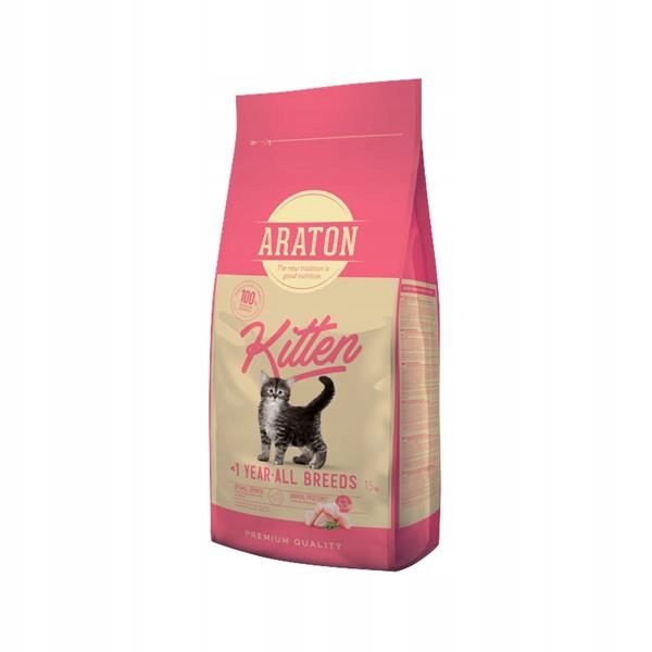Levně Araton Cat Dry Kitten Poultry 15 kg