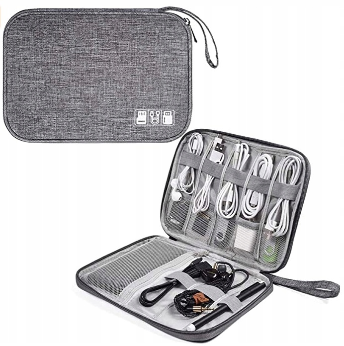 ORGANIZER PODRÓŻNY TORBA ETUI NA KABLE ŁADOWARKI