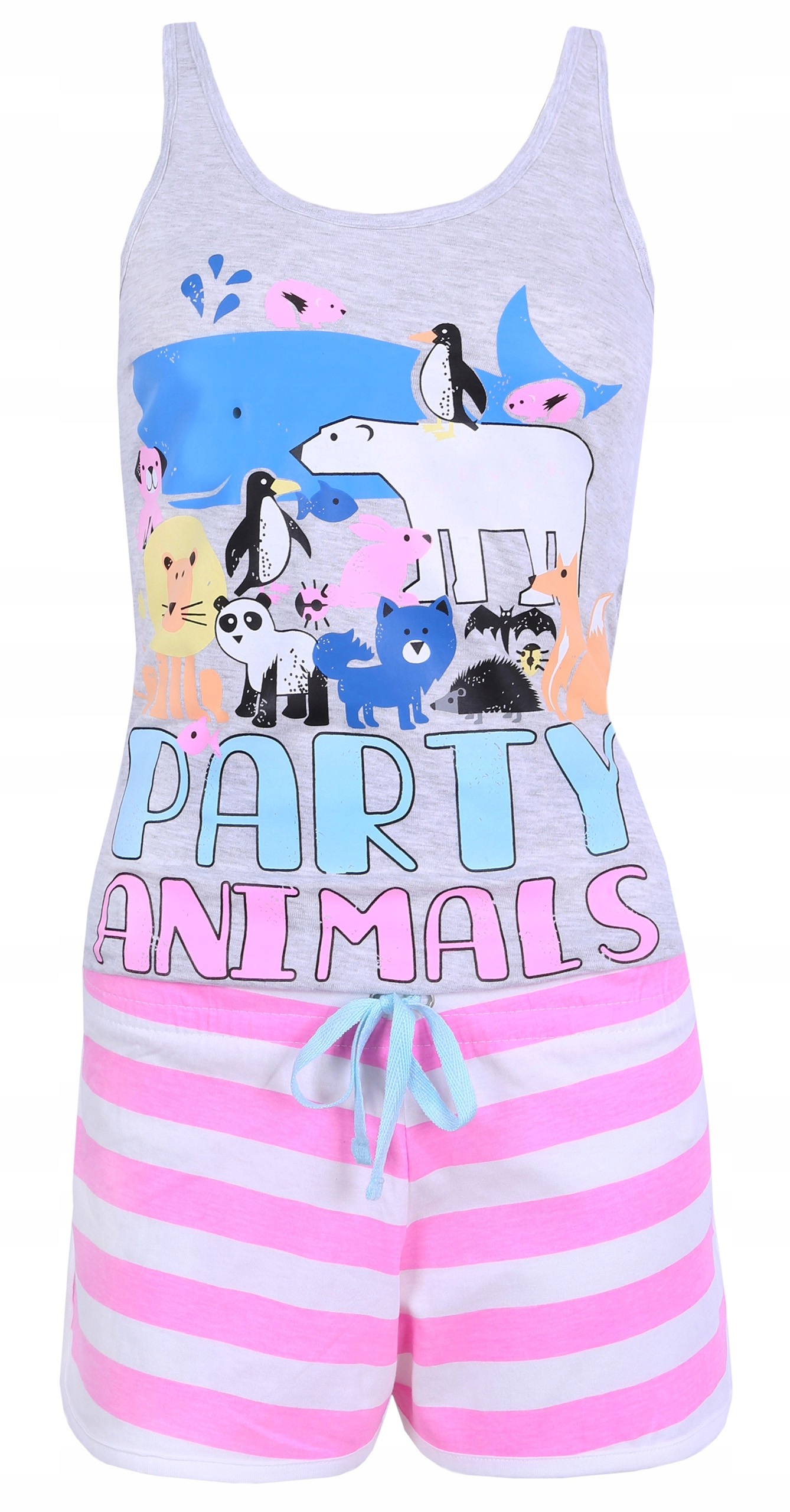 

Szaro-różowa piżama Party Animals Primark L