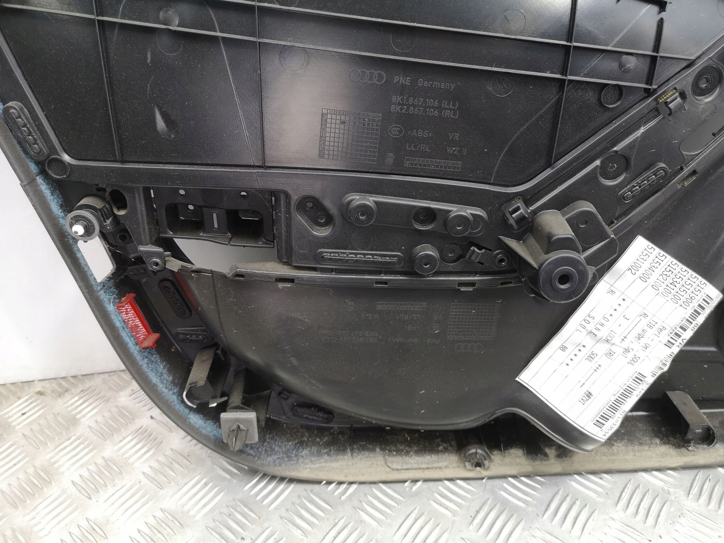 обивка карта дверная Audi OE 8K1867106