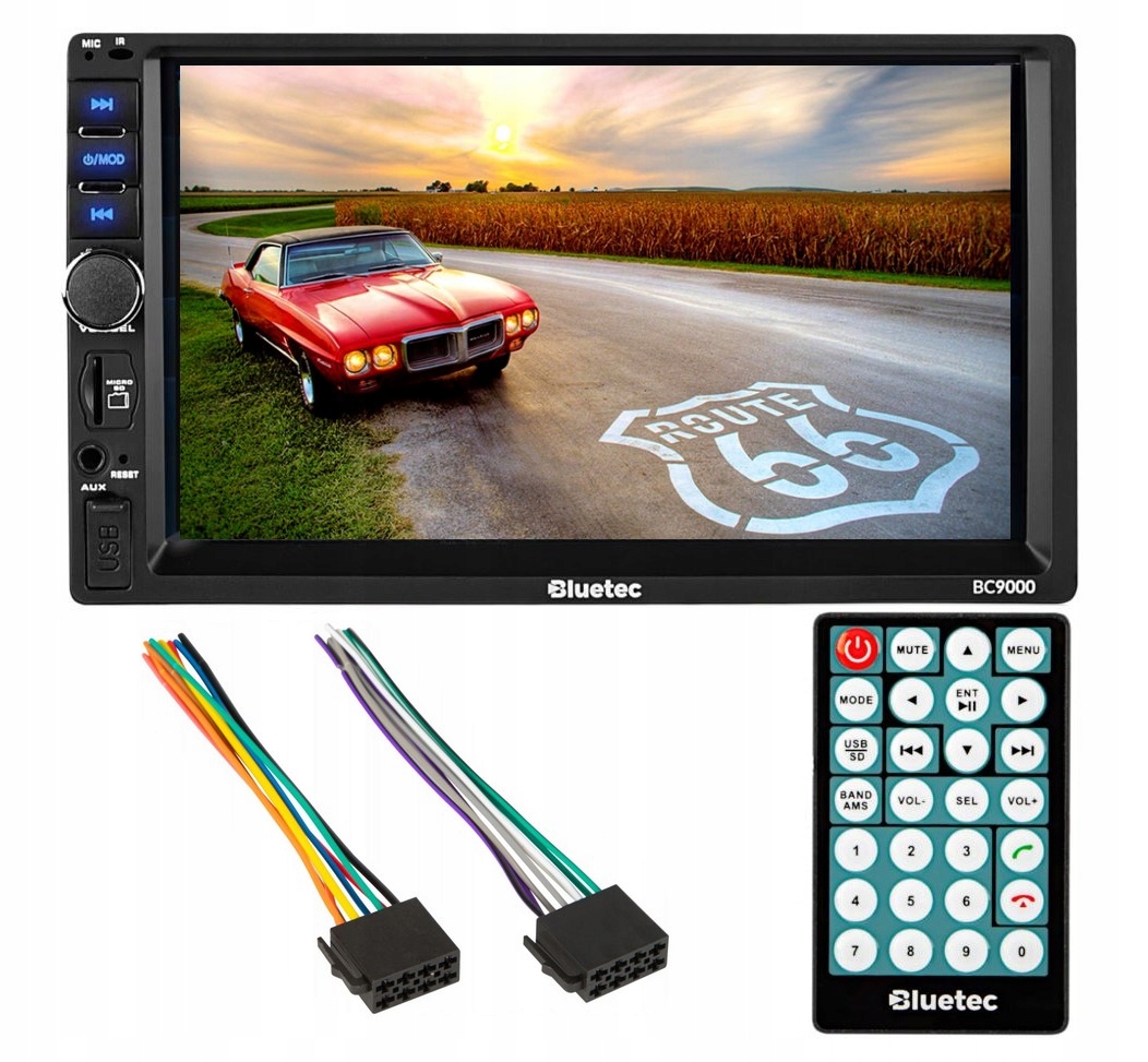 Autorádio 2DIN MP5 Dotykový Led Displej 7 Sd Usb MP3 Bluetooth 50W