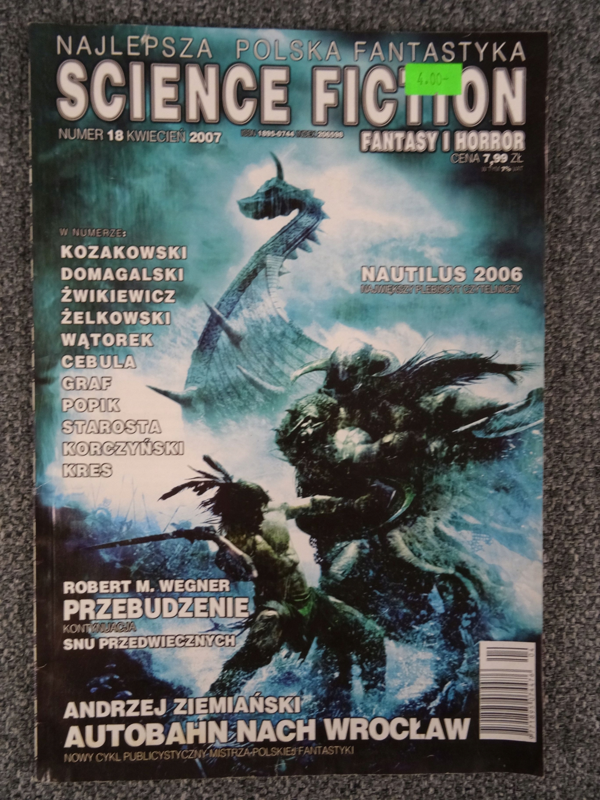 SCIENCE FICTION numer 18 z 2007r ISSN 18950744