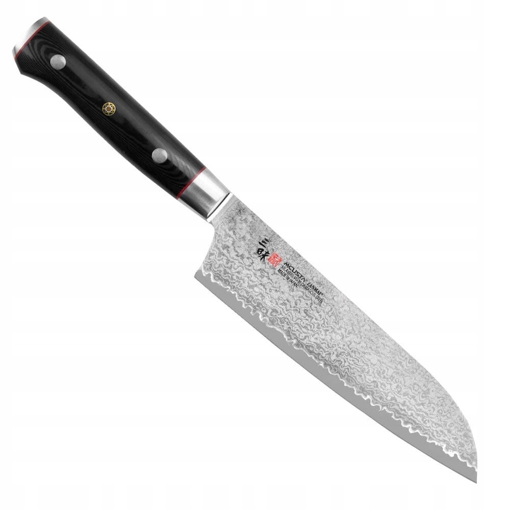 Mcusta Zanmai VG-10 Pro Zebra Japonský kuchynský nôž Santoku na zeleninu 18 cm