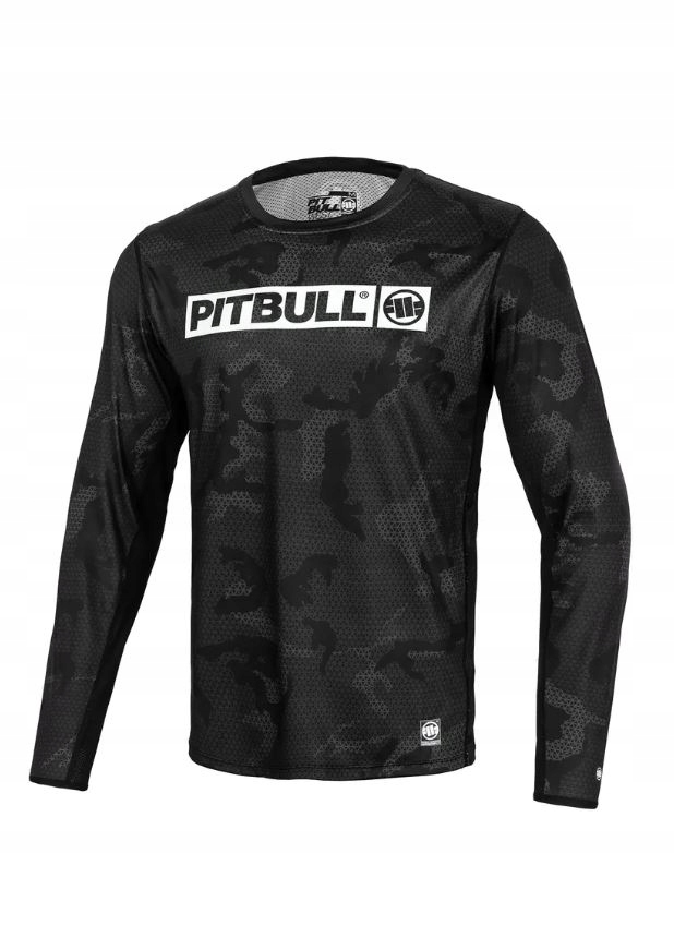 Pit Bull Pitbull Koszulka Męska Techniczna Longsleeve Net Camo Hilltop M