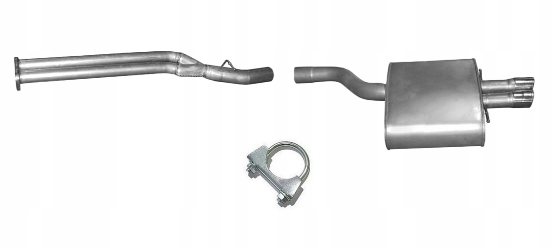 03.86 03.85 - BMW 5 E60 E61 535d 3.0 D труба + концевой глушитель
