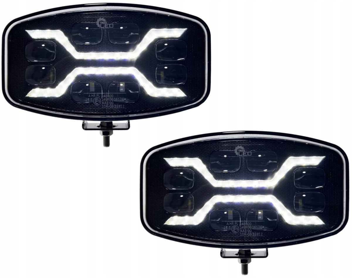 Sada 2X Světlomet Silniční Led Spider Dálková Lampa Stroboskop 12-24V