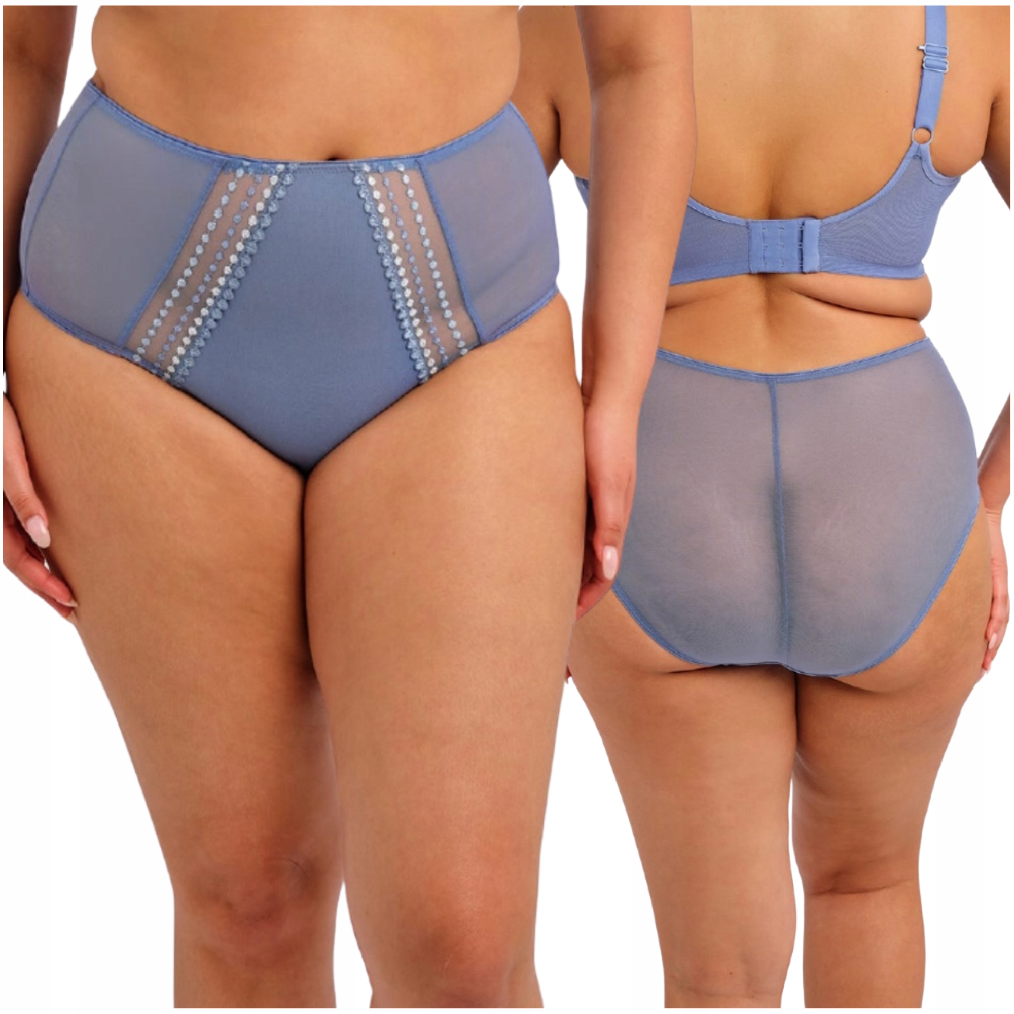 Kalhotky kalhotky maxi vysoké ze síťoviny Elomi Matilda EL8906LUE Full Brief M