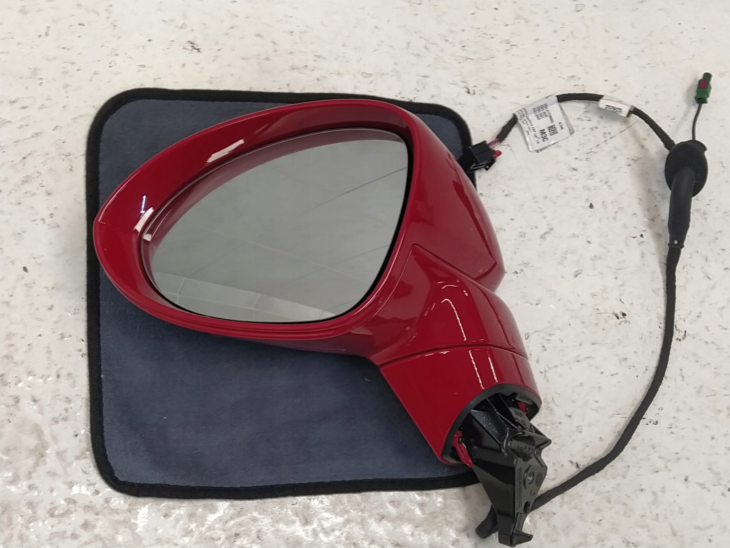 PORSCHE CAYENNE 9Y mirror exterior left 9+1PIN KAMERA indicator