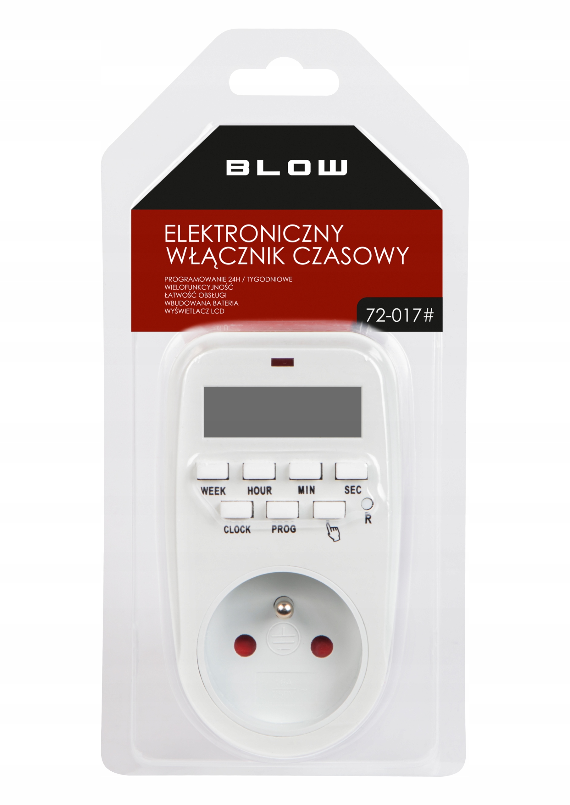 PROGRAMATOR CZASOWY TIMER WŁĄCZNIK CYFROWY LCD WYŁĄCZNIK 1MIN 8 USTAWIEŃ Model ETF-88A