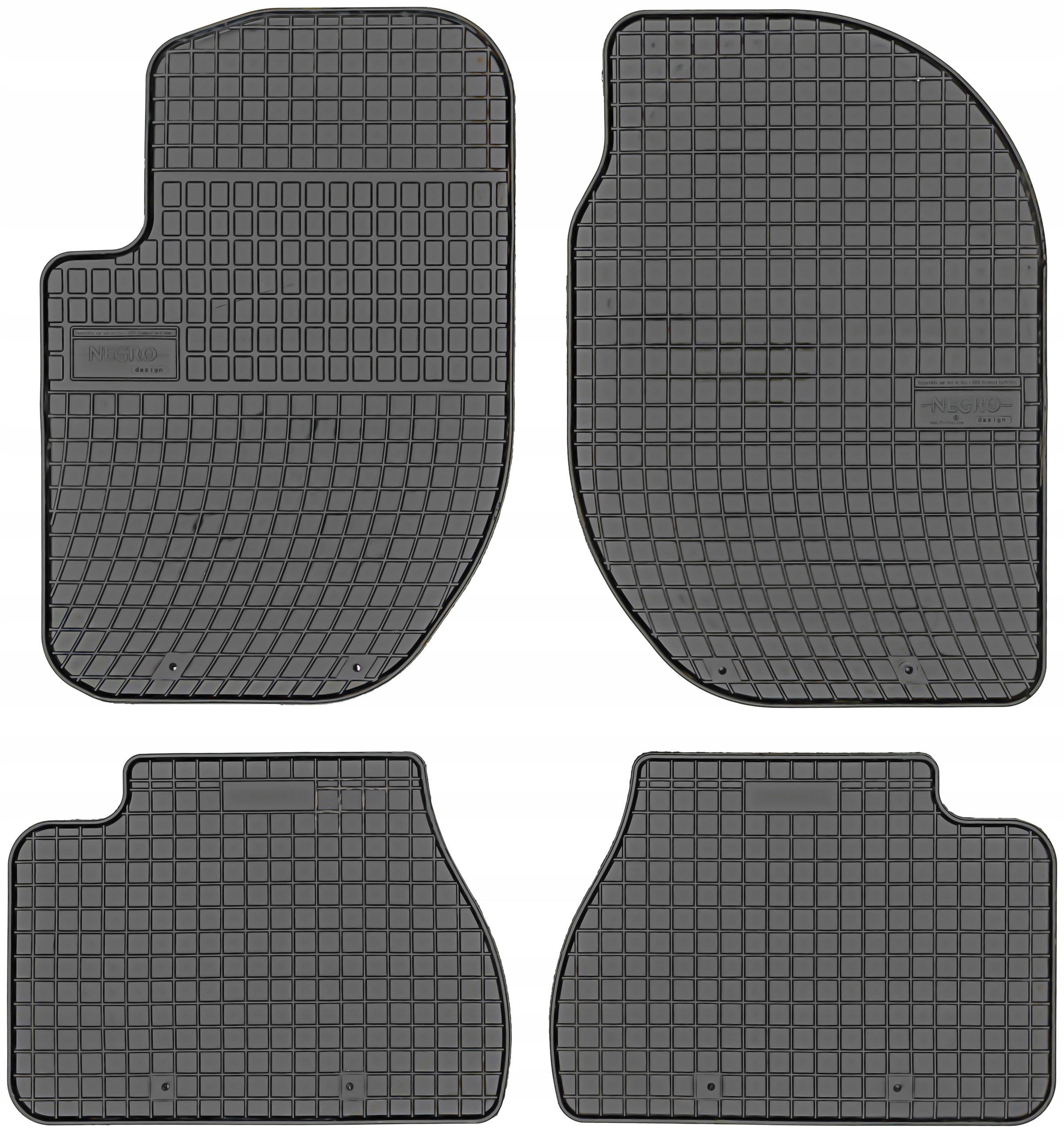 Килимки Ньюстайлінг резинові 0970 4 el.