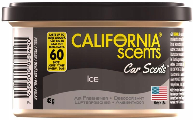 

California Car Scents Zapach Ice Męskie Perfumy