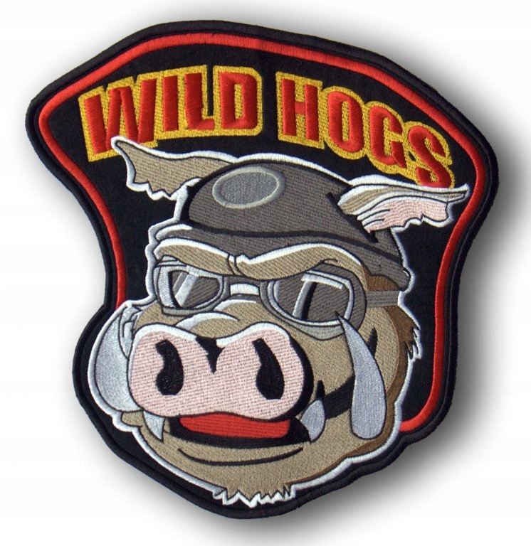 Naszywka Wild Hogs Gang Dzikich Wieprzy 30 cm