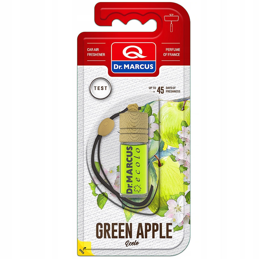 Dr. Marcus zapach samochodowy Ecolo Green Apple, 45 dni 4,5 ml