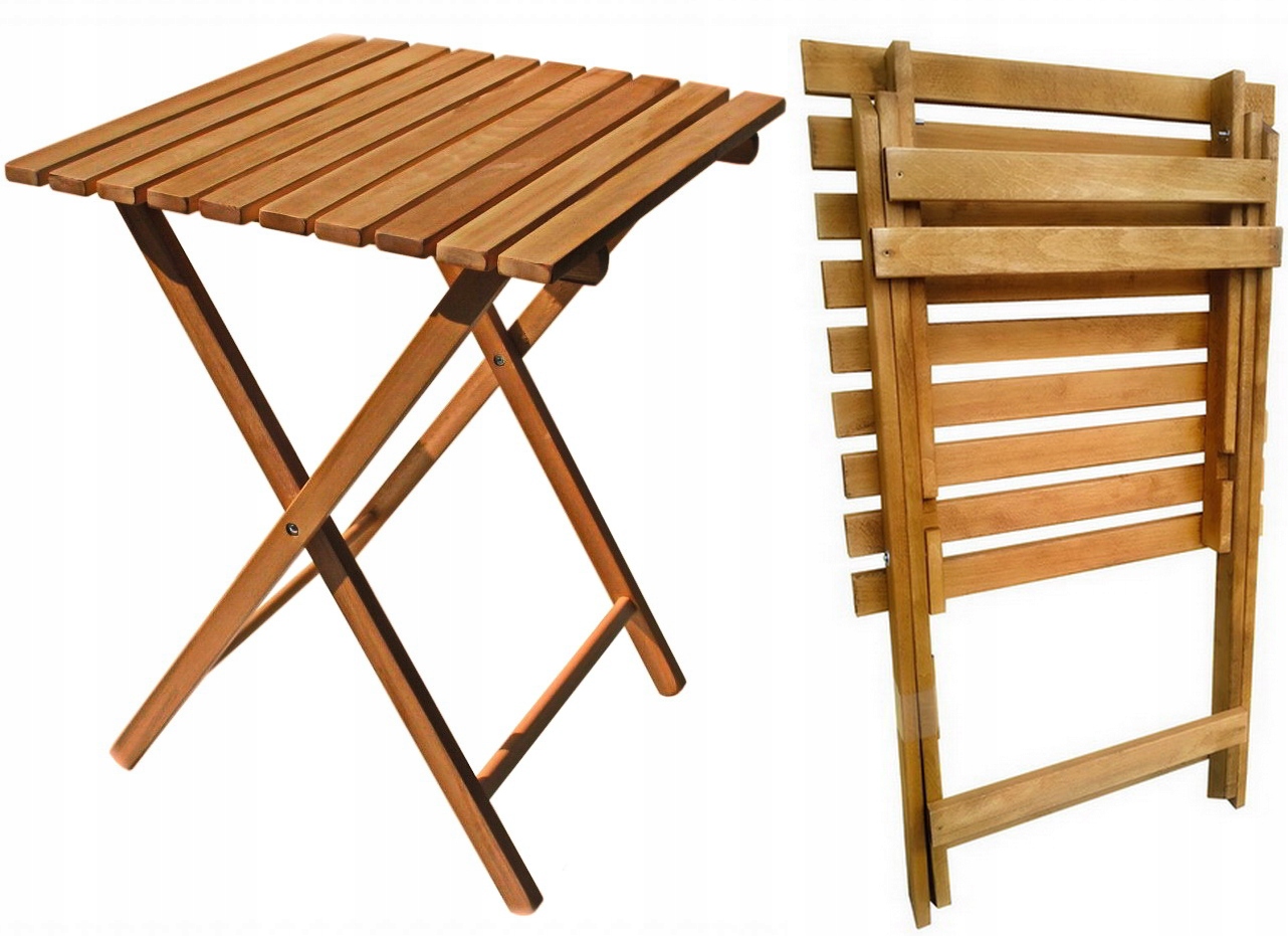 DREVENÝ SKLÁDACÍ TERASA STOL