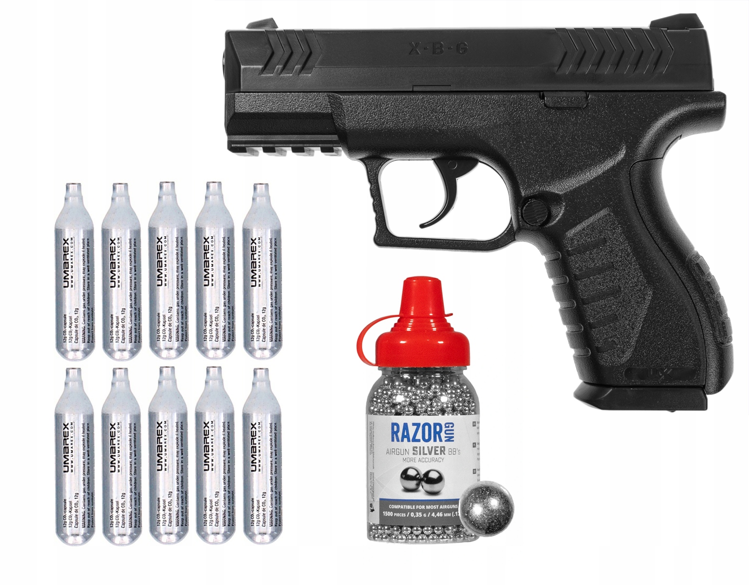 Pistolet XBG UMAREX CO2 4.5mm 3 JOULES MAX - Airsoft