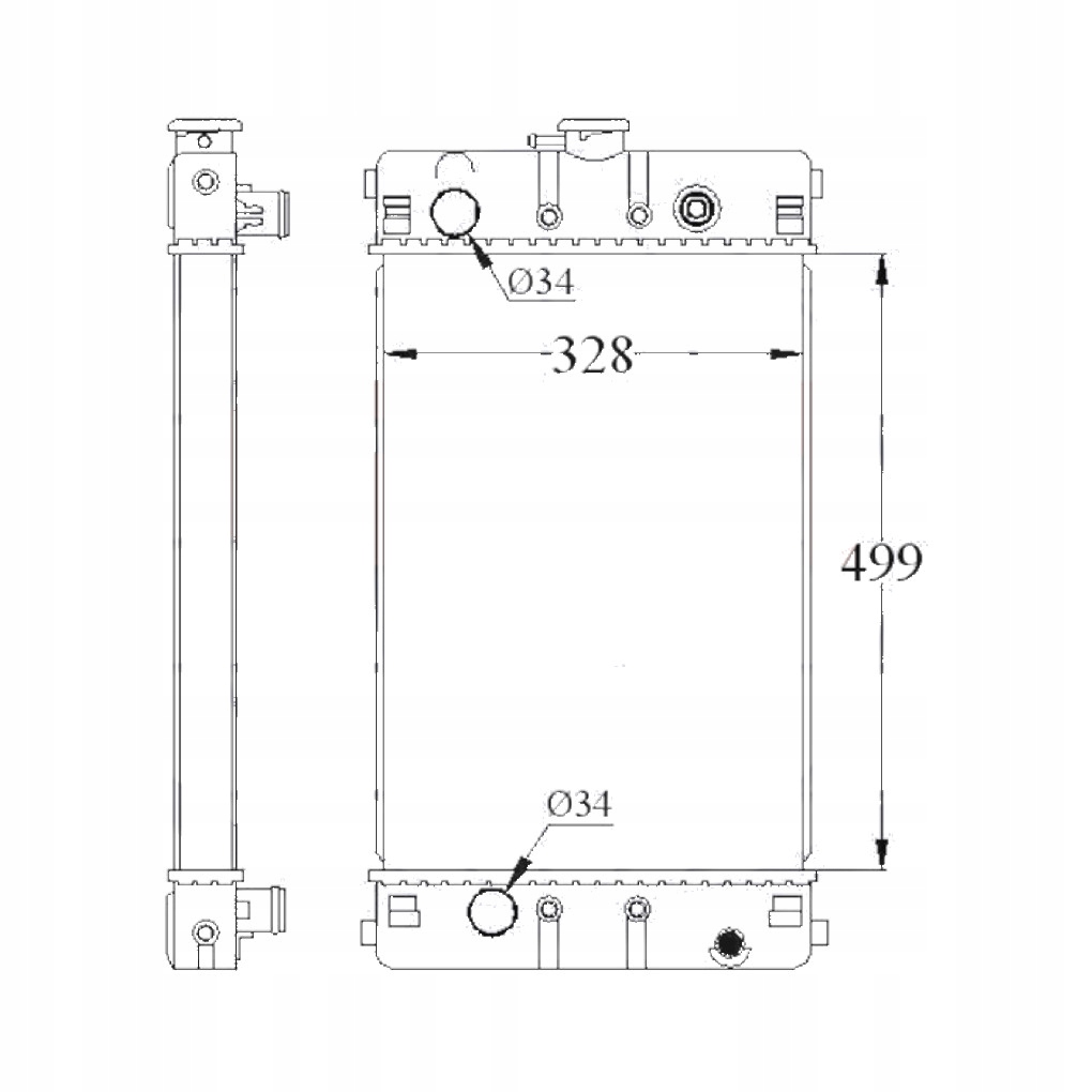 MN42200034310P - Перкинс 403a-15 CATERPILLAR генератор кулер
