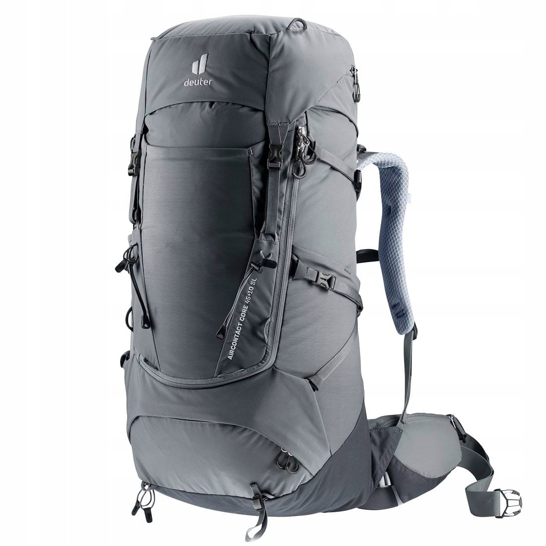 Damski plecak turystyczny Deuter Aircontact Core 45+10 Sl Graphite-Black