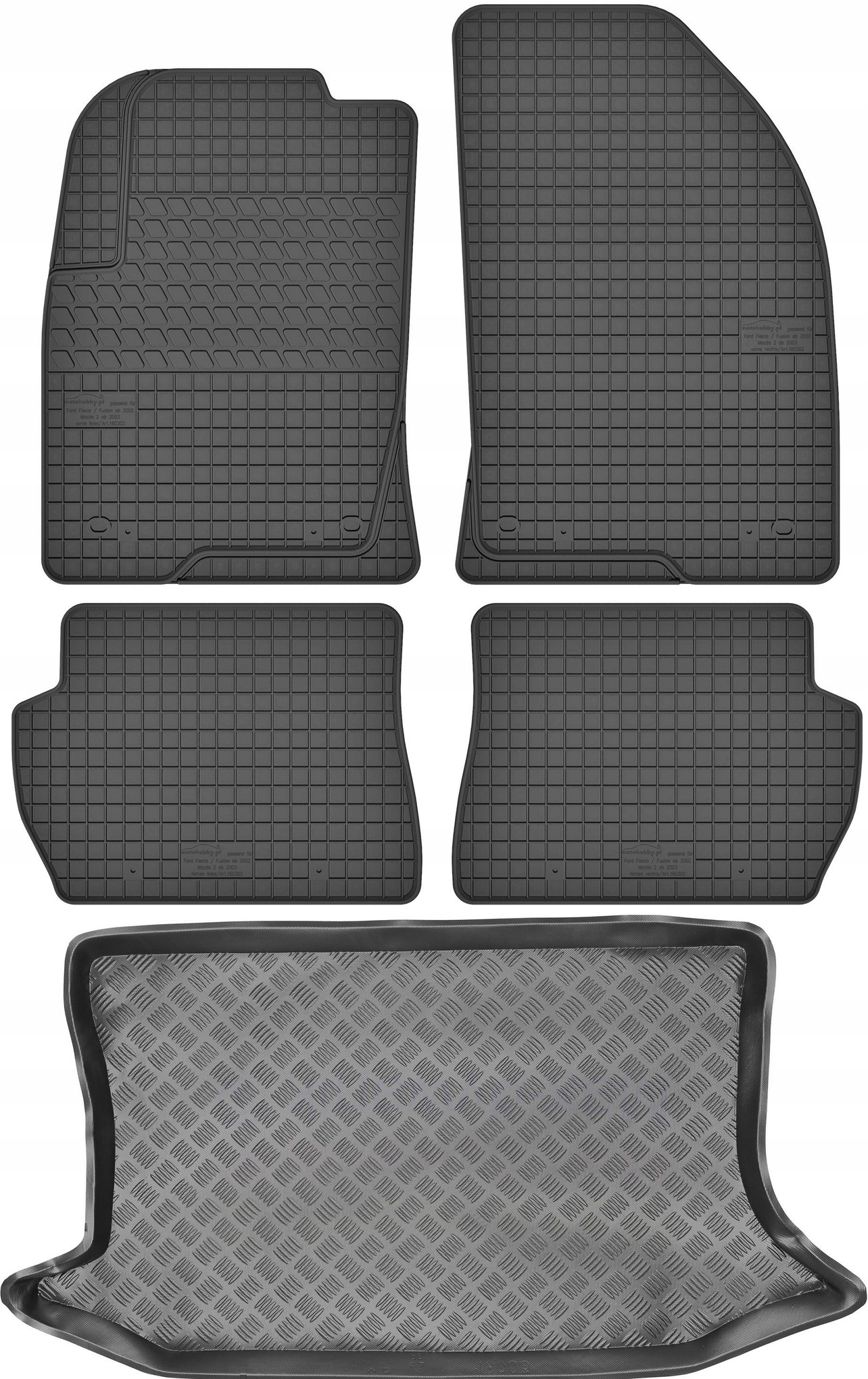 

Ford Fiesta V Hatchback 2002-2008 Dywaniki mata
