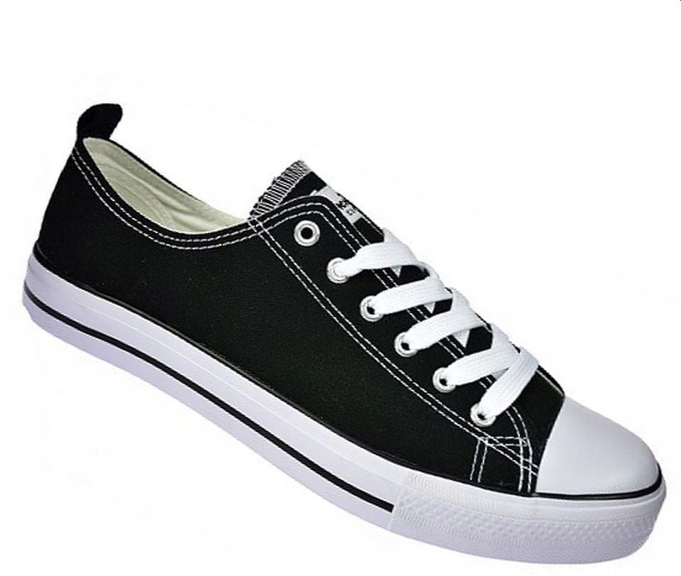 

Duże rozmiary trampki czarne tenisówki Dsln Bg 49