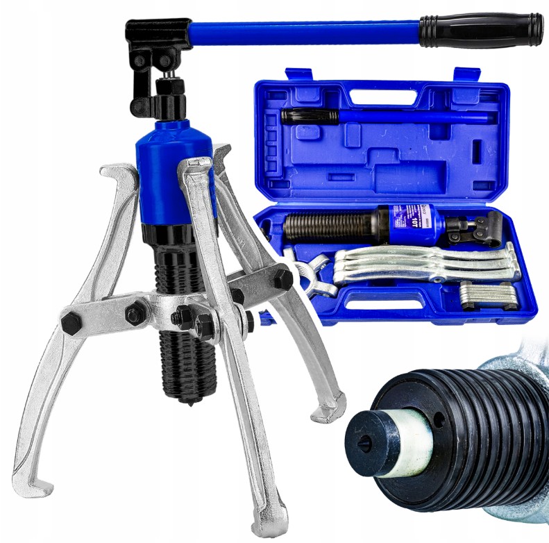 Hydraulický Sťahovák Ložísk Sada Na Kolesá Objímka Piast 60-250 mm Kufor