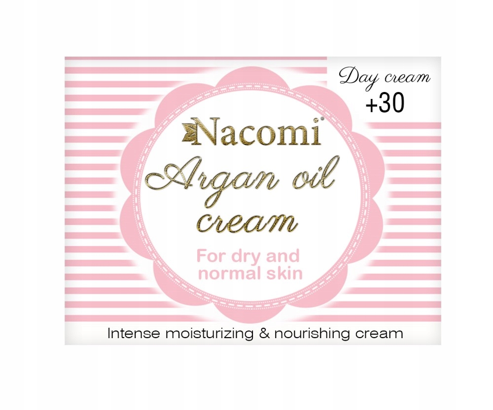 

Nacomi Argan Oil krem 30+ na dzień 50ml