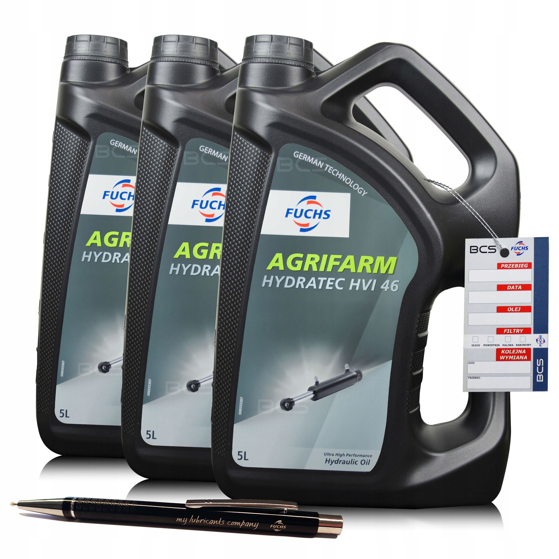 15 LITRÓW FUCHS AGRIFARM HYDRATEC HVI 46 OLEJ HYDRAULICZNY 15L