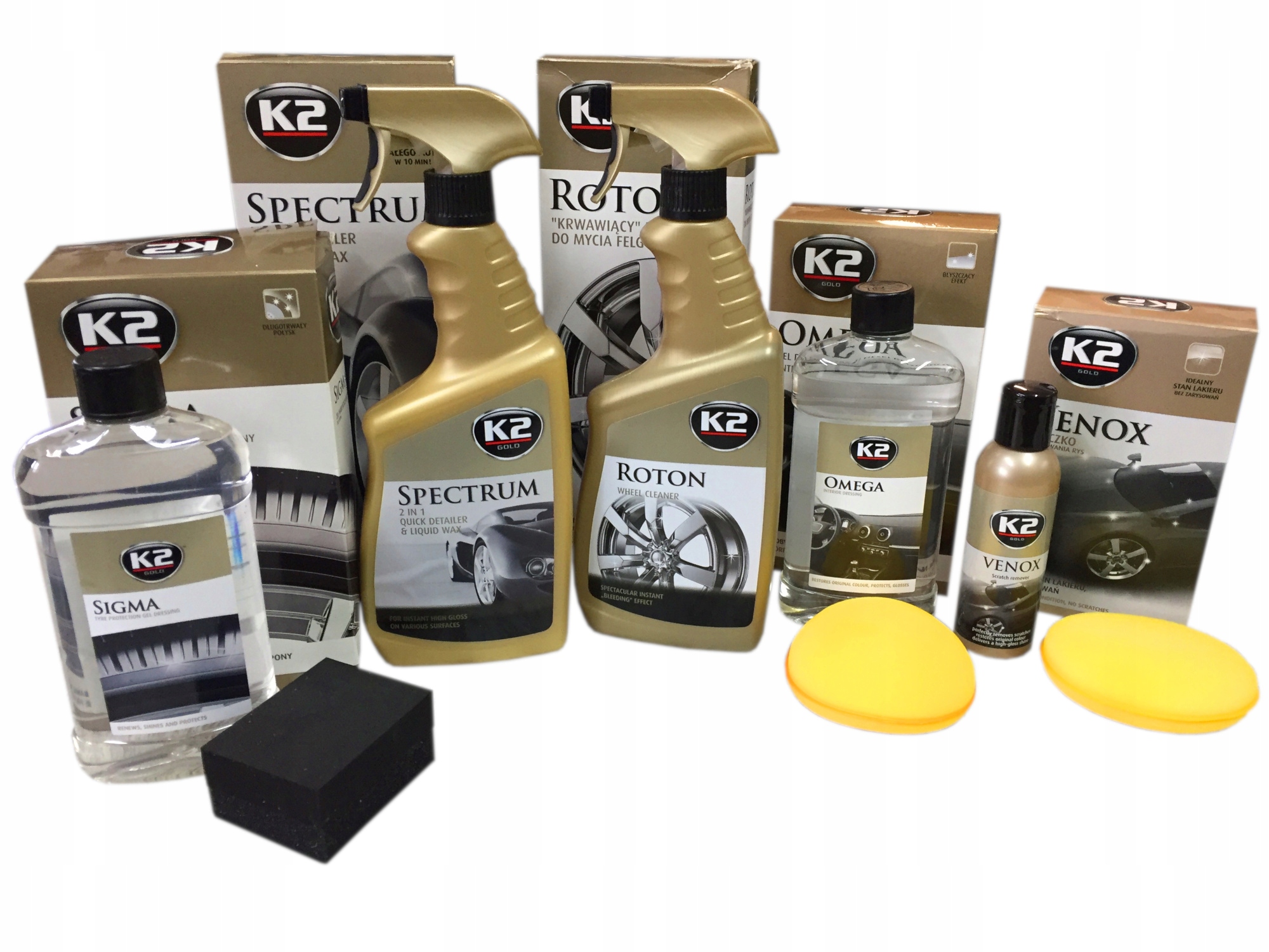 Набор косметики K2 для ухода за автомобилем