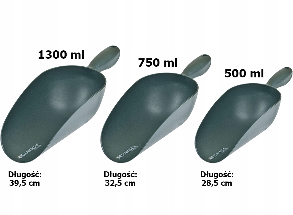 ŁOPATKA DO PRZESADZANIA ROŚLIN SZUFELKA PASZOWA DO KARMY PLASTIKOWA = 28cm Marka Khayner Garden
