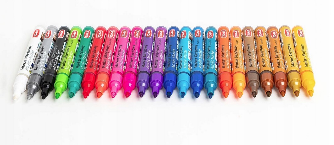 MARKER AKRYLOWY TO-402 TOMA CZARNY Marka Toma