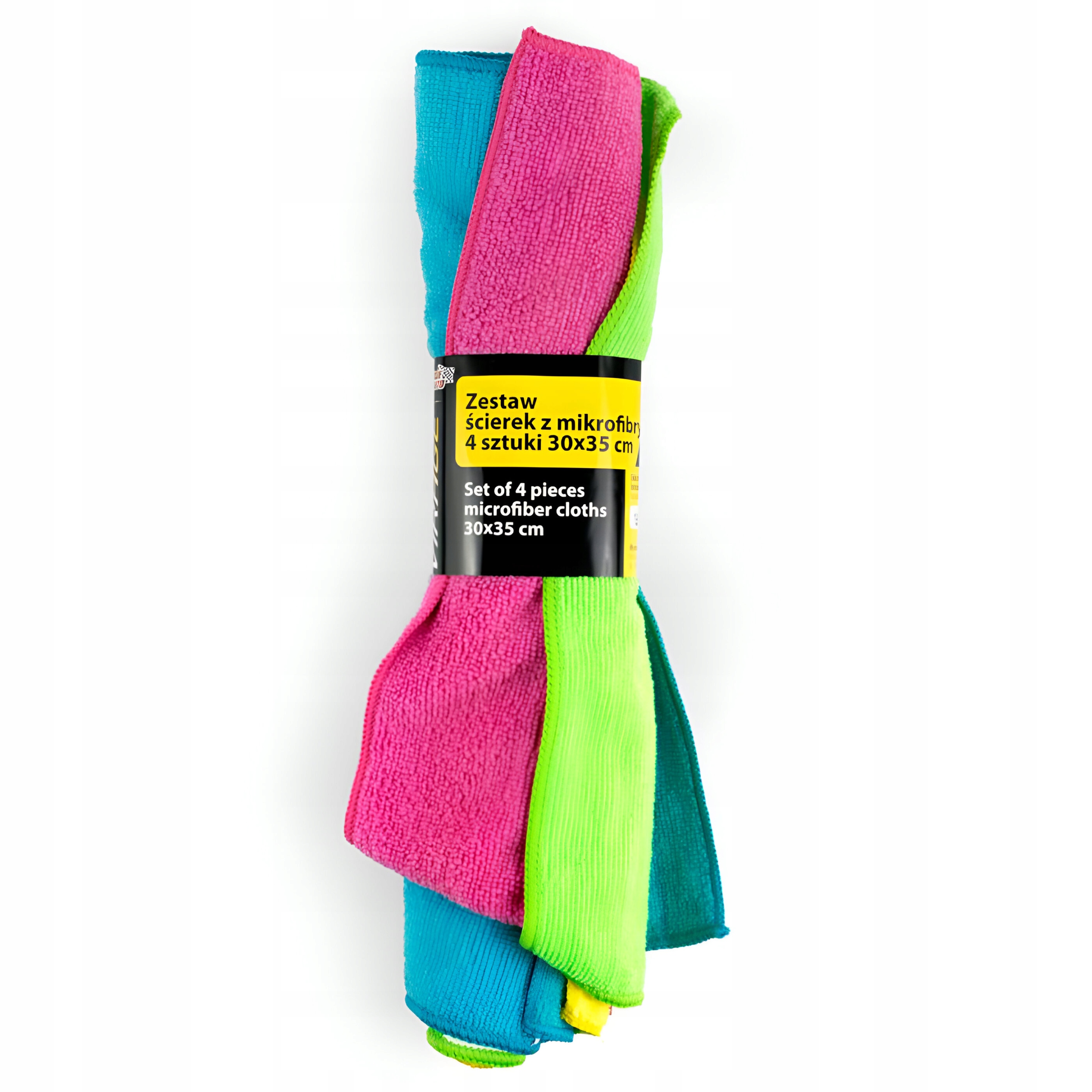ŚCIERECZKI MIKROFIBRA SZMATKI DO SAMOCHODU LAKIERU WNĘTRZA ZESTAW 4 SZT